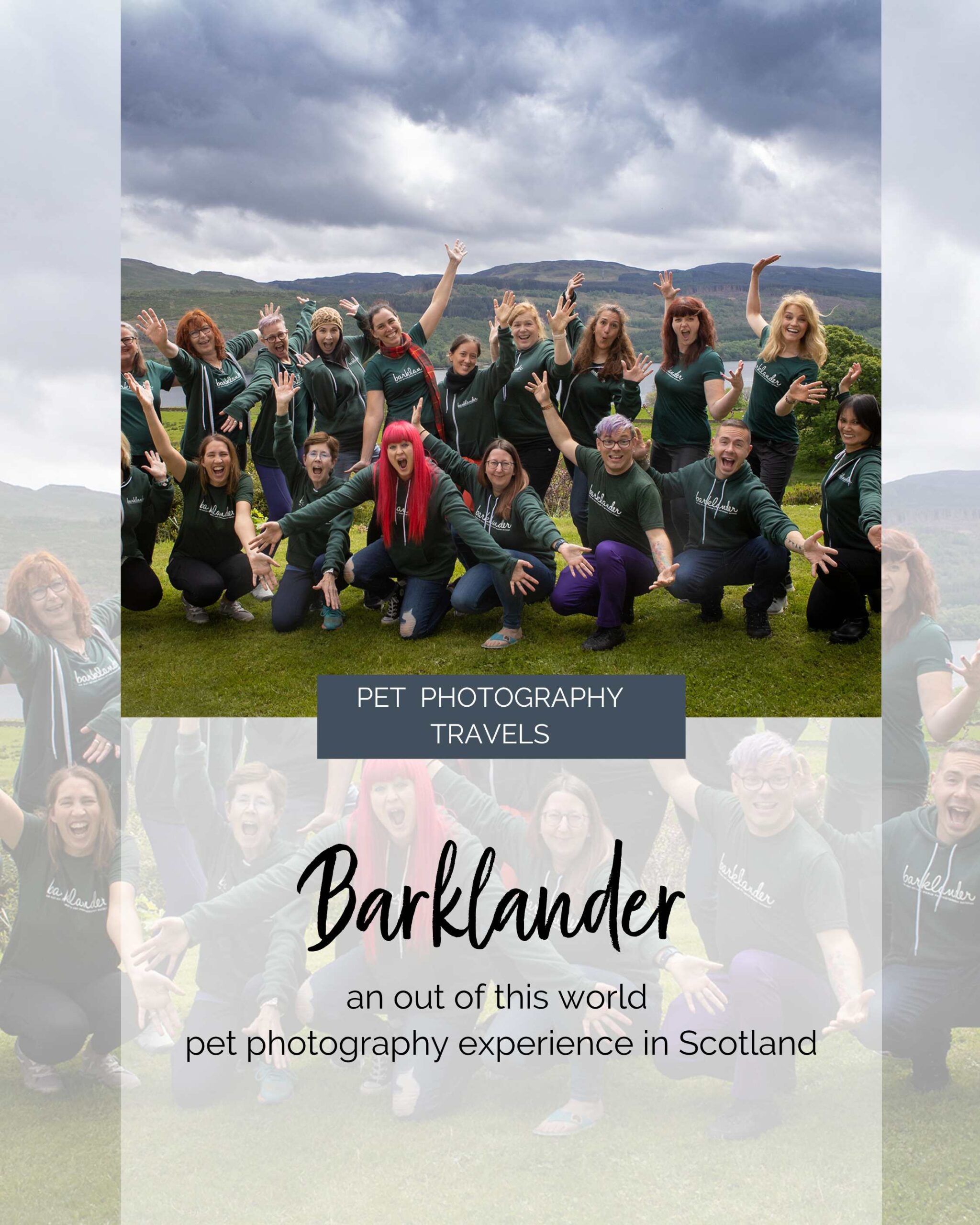 group of people cheering